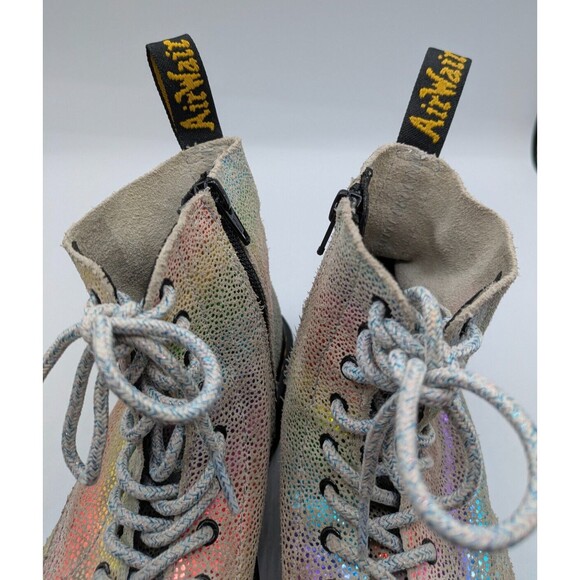 Dr Doc Martens 1460 Pascal J Iridescent Boots Girls US Size 3 - Picture 14 of 14